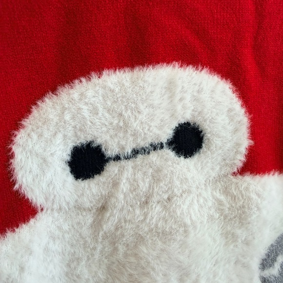 Disney Red Crewneck Baymax Sweater - Picture 4 of 4